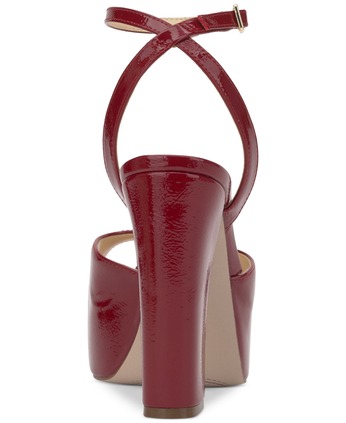 Jessica Simpson Lirio Ankle Strap Platform Sandal In Burgundy