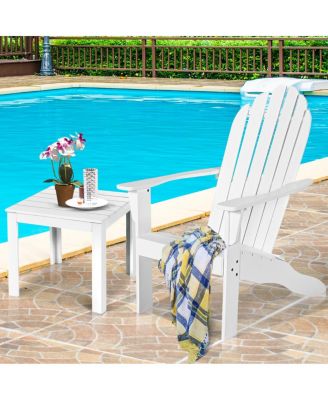Outdoor Adirondack Chair Solid Wood Patio Garden Furniture