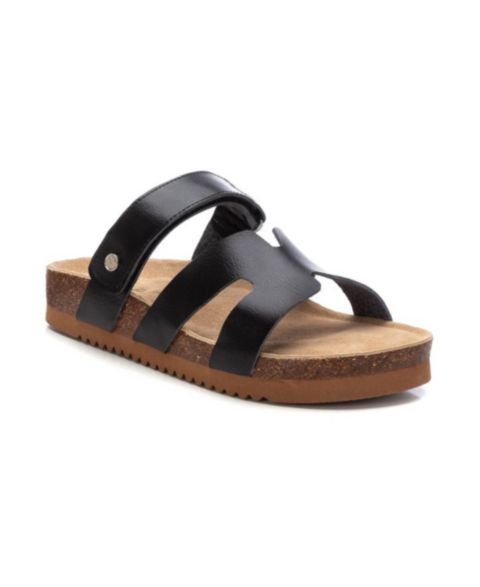 Женские сандалии XTI Comfort Slip On, цвет: Чёрный