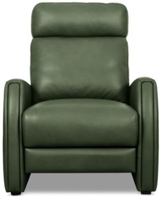 Touville Leather Push Back Recliner, Exclusively at Macy's