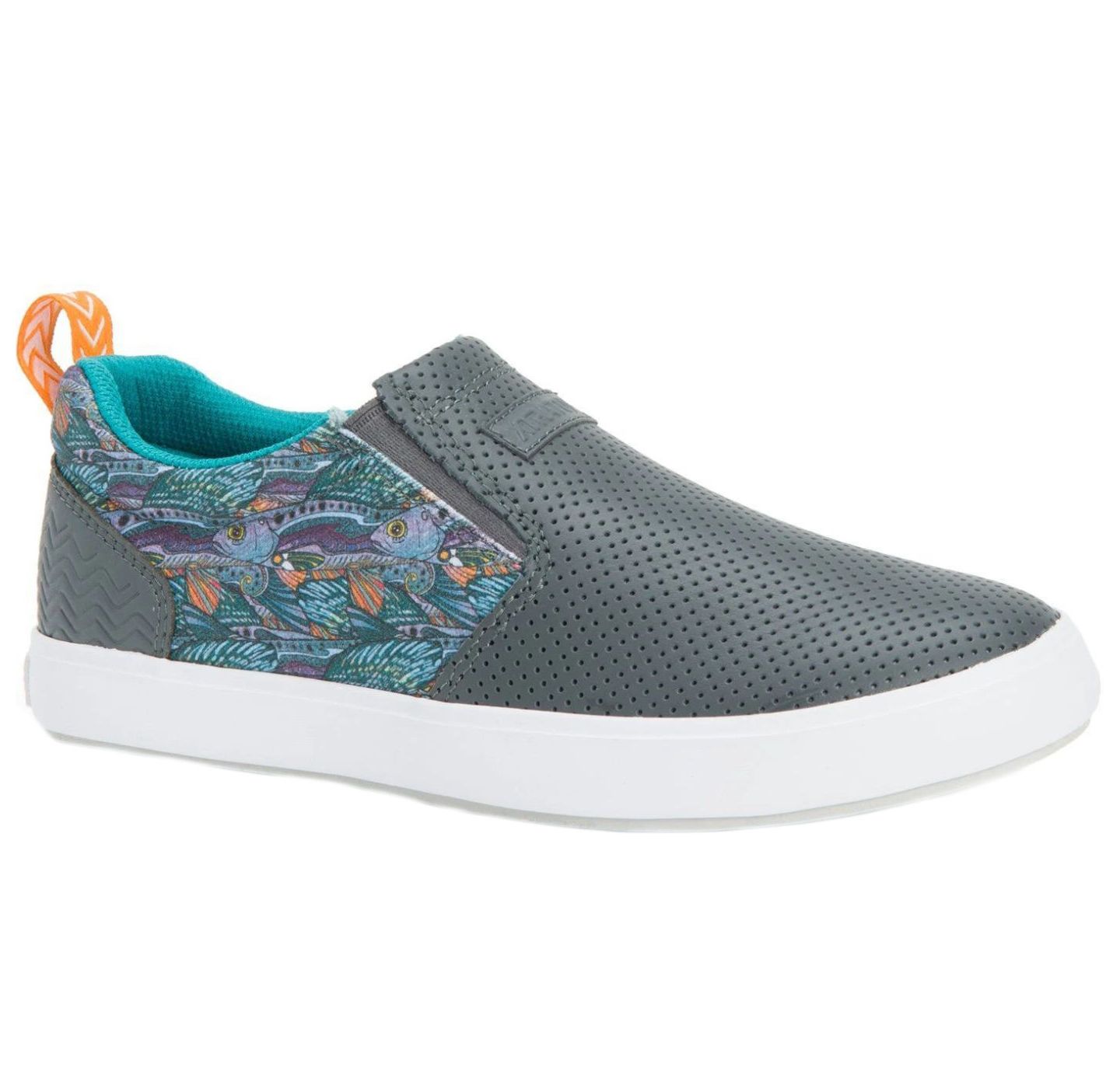 Женские кроссовки XTRATUF FisheWear Leather Sharkbyte Deck, цвет: Серый — фото 8