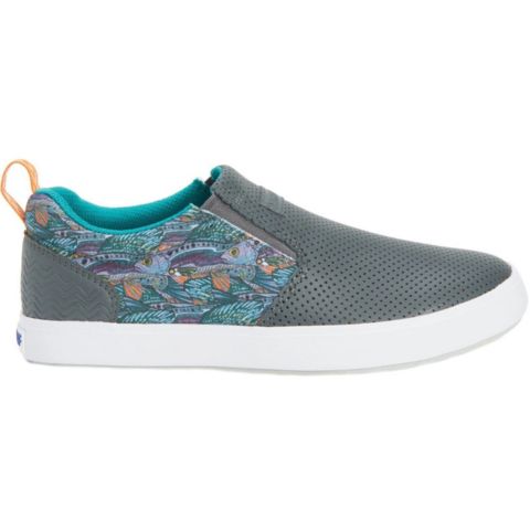 Женские кроссовки XTRATUF FisheWear Leather Sharkbyte Deck, цвет: Серый