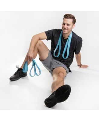 100% Latex-Free Organic Rubber Power Resistance Bands - 50lbs (Pair of 2)