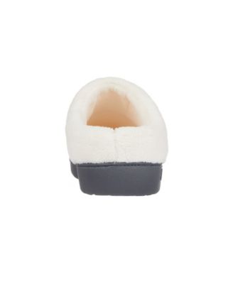 Women's Micro Terry Sport Hoodback Slippers