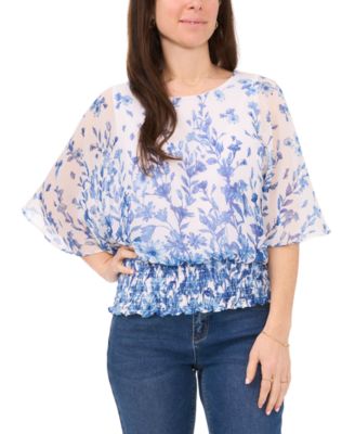 Sam & Jess - Women's Smocked-Waist Top