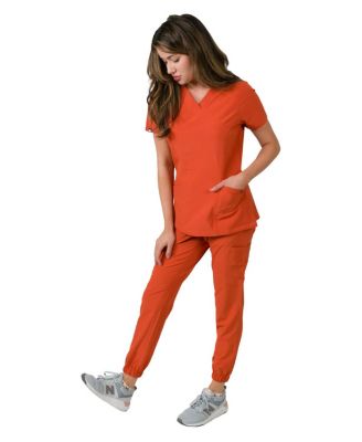 Women's Olivia 4 Pocket Top Gathered Jogger Pants Set