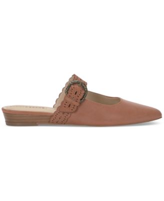Women's Nicona Eyelet Buckle Mule Flats