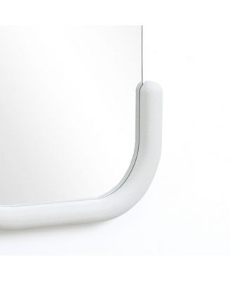 White C-Frame Accent and Vanity Wall Mirror