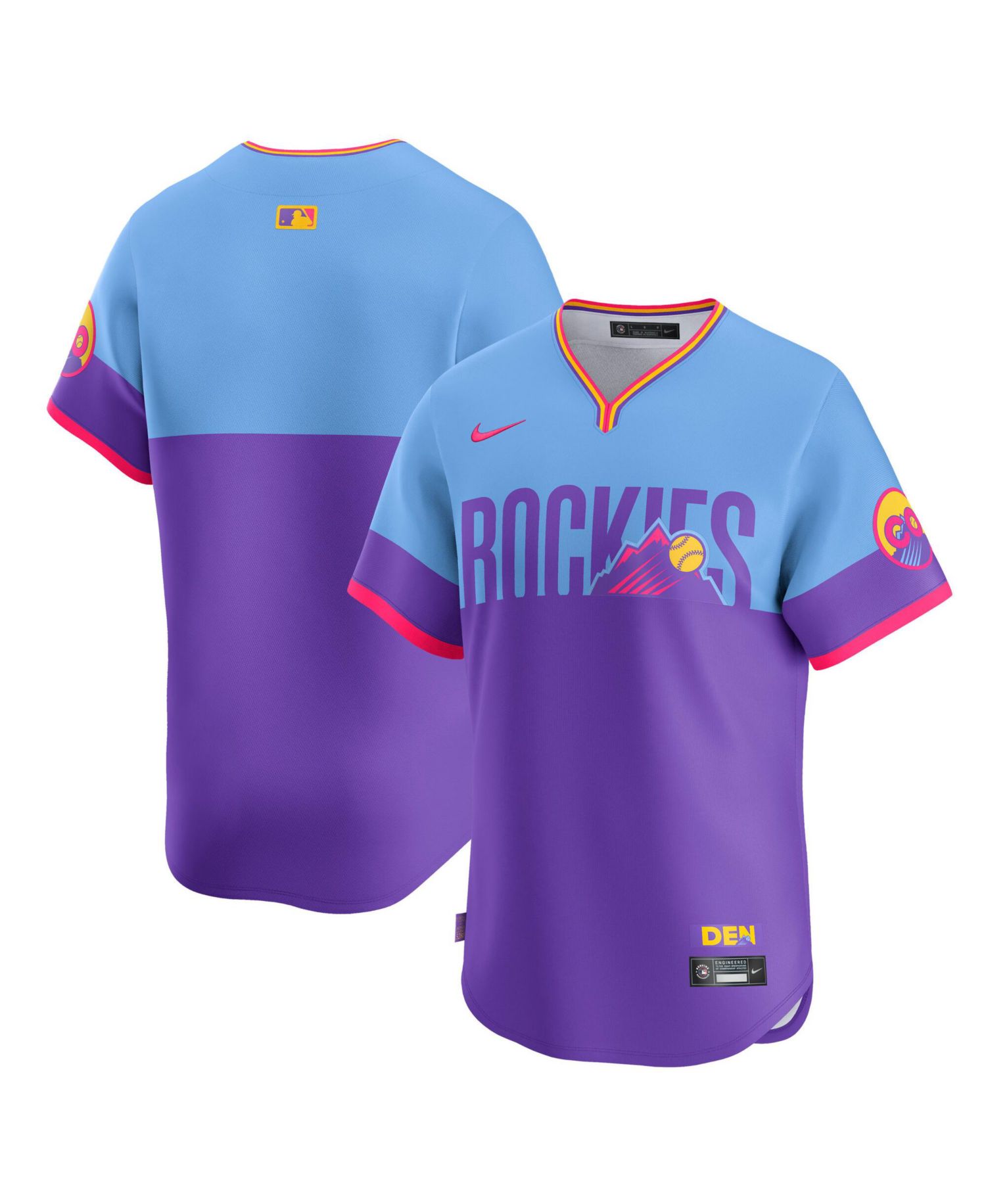 Men's Purple Colorado Rockies 2025 City Connect Limited Jersey