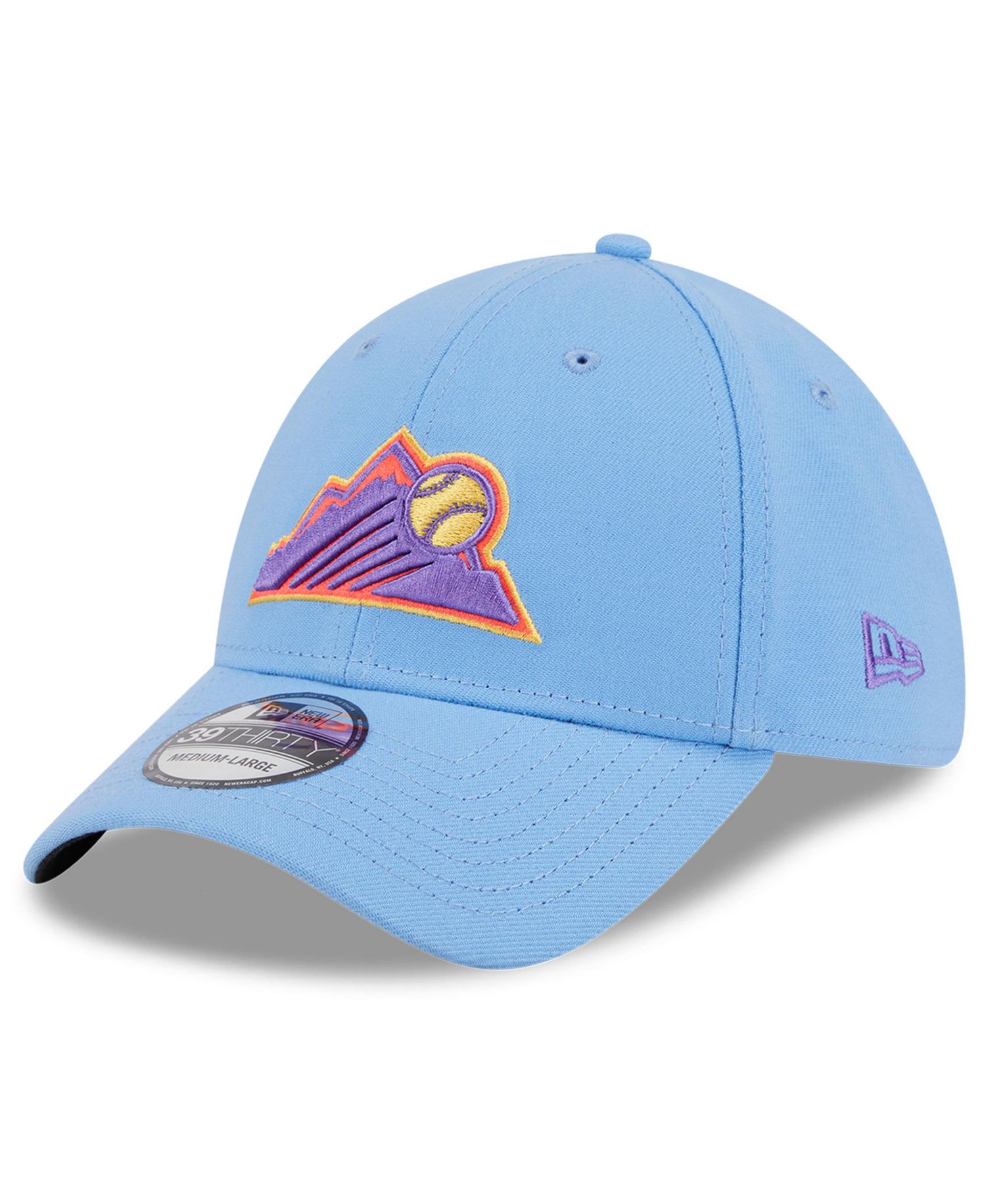 Men's Light Blue Colorado Rockies 2025 City Connect 39THIRTY Flex Hat
