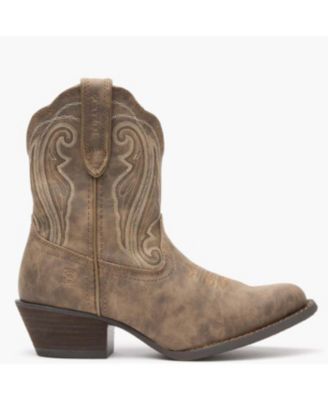 Crush by Women's Distressed Shortie Western Boot