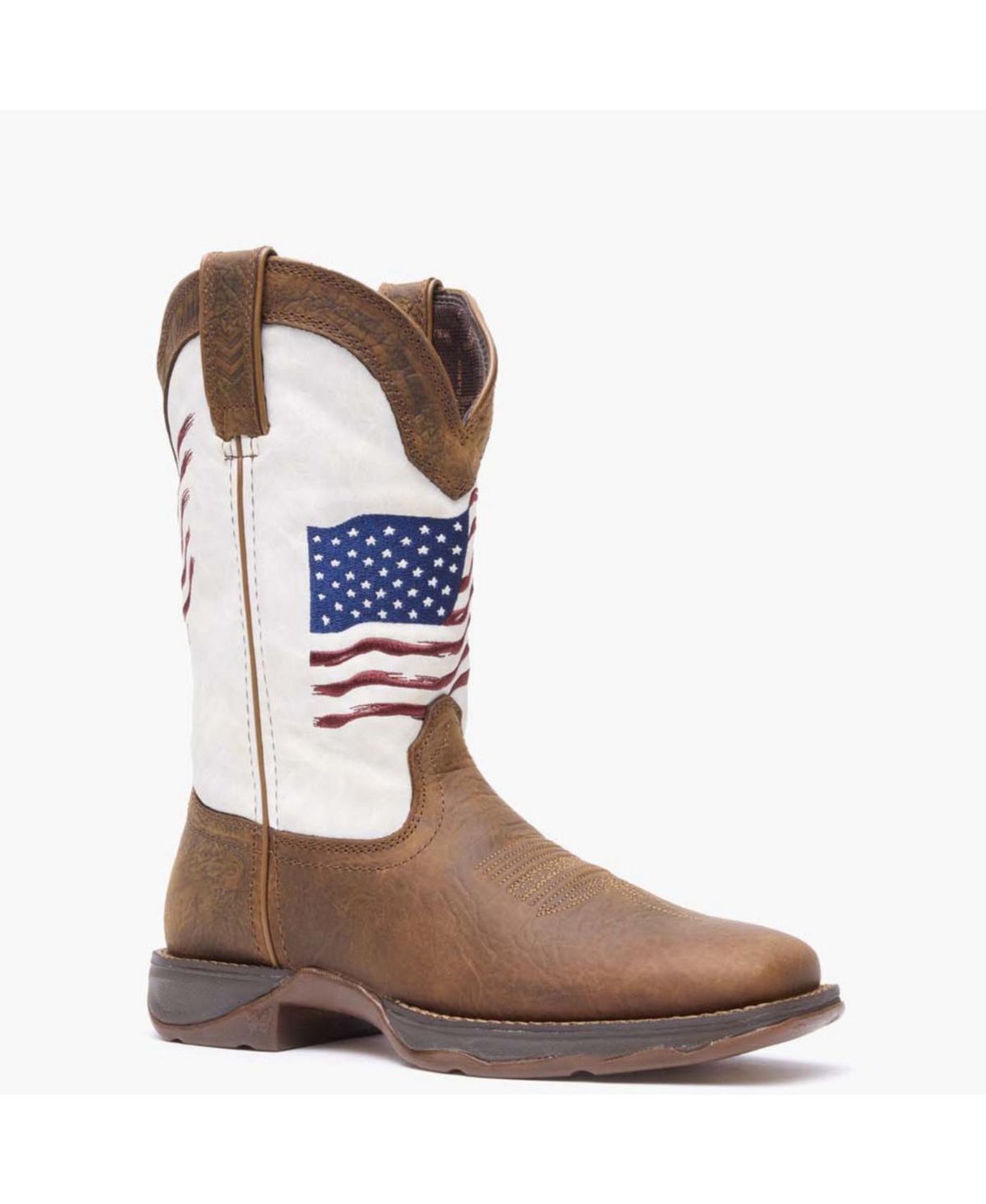 Lady Rebel by Durango Women's Distressed Flag Embroidery Western Boot