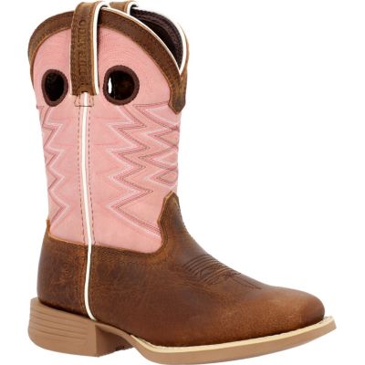 Kids Lil  Rebel by Kids  Dark Chestnut Bubblegum Western Boot