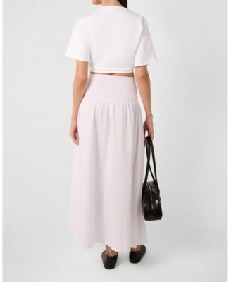 Women's Drop Waist Maxi Skirt