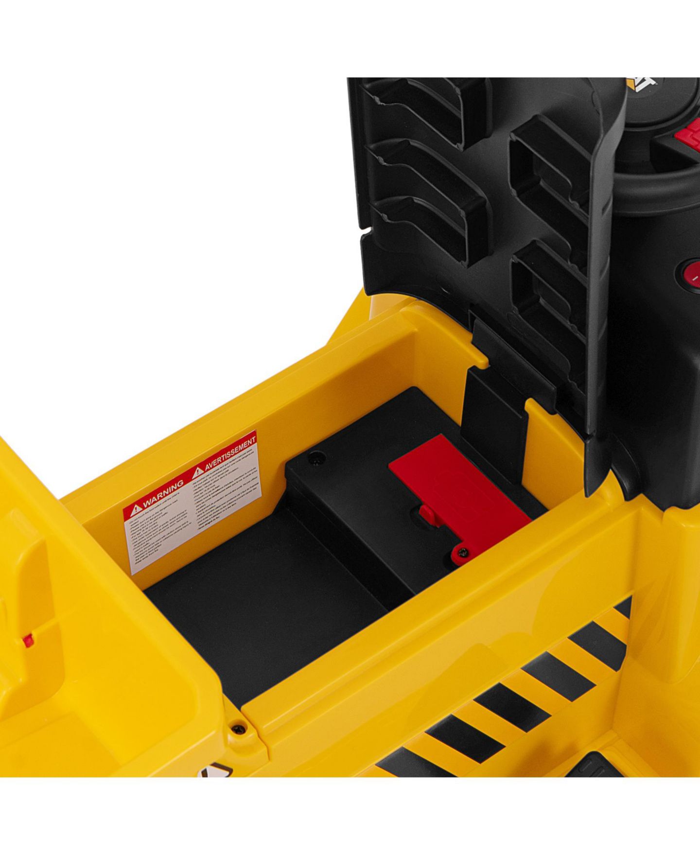 Детская игрушка Mecale 6V Electric Licensed Caterpillar Construction Vehicle with One-Button Start, цвет: Жёлтый — фото 7