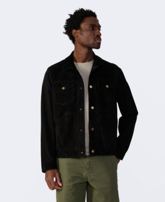 Men's Men s Suede Trucker Jacket, Created for Macy s