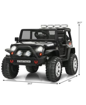 12V Kids Remote Control Electric Ride On Truck Car with Lights and Music