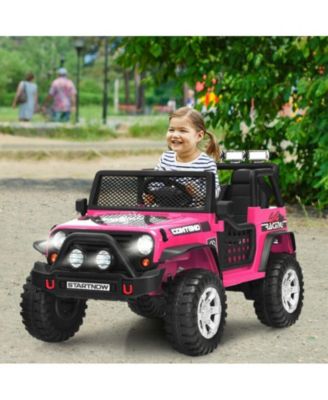 12V Kids Remote Control Electric Ride On Truck Car with Lights and Music