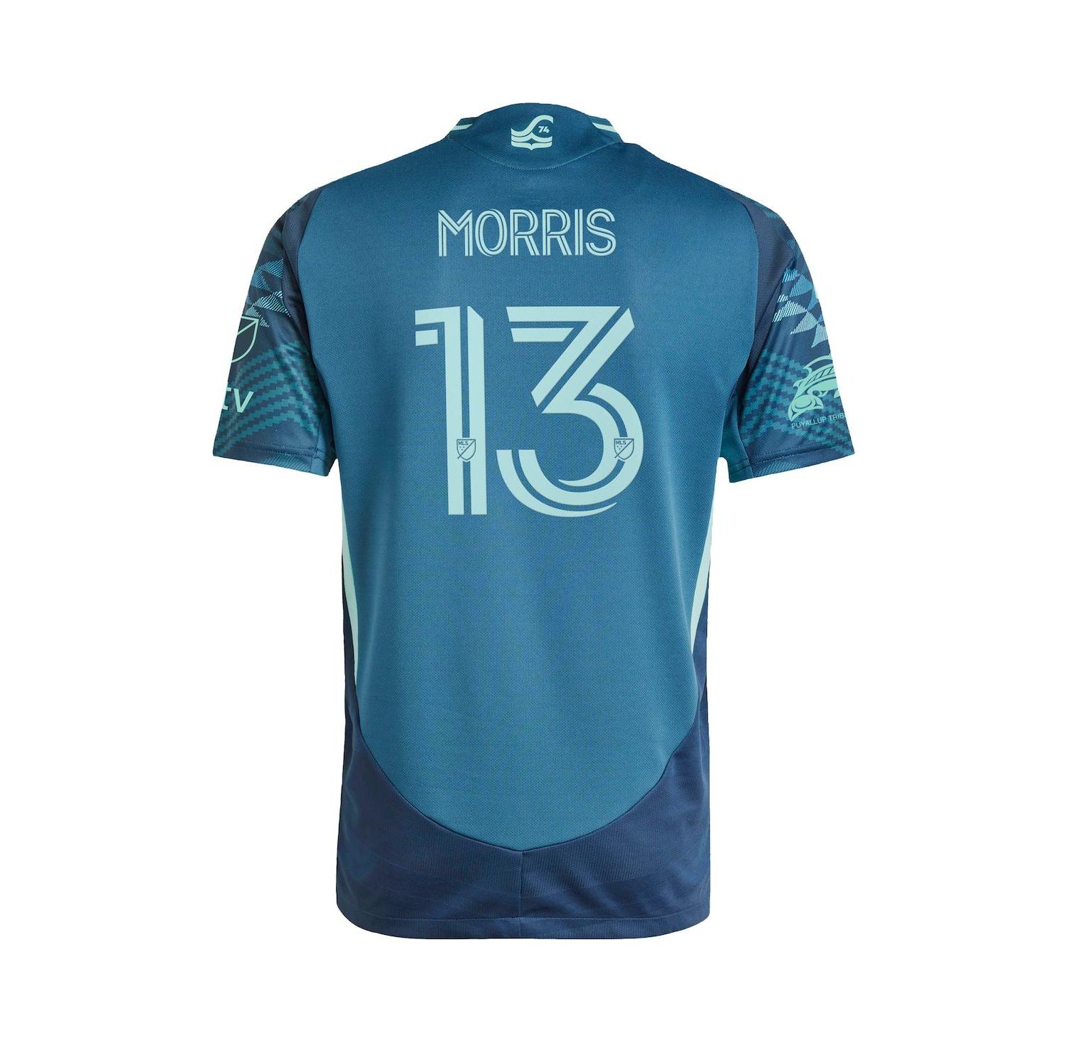 Men's Jordan Morris Blue Seattle Sounders FC 2025 The Salish Sea Kit Authentic Player Jersey