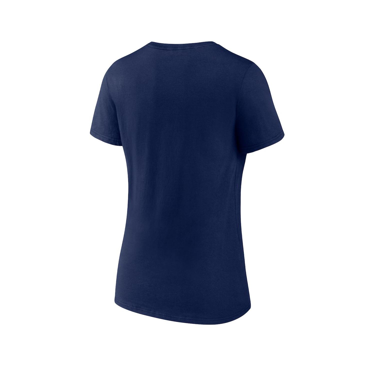 Women's Navy Washington Capitals Authentic Pro V-Neck T-Shirt