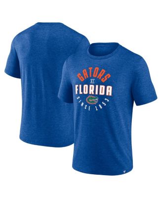 Fanatics - Men's Heather Royal Florida Gators Weighted Circle Stack T-Shirt