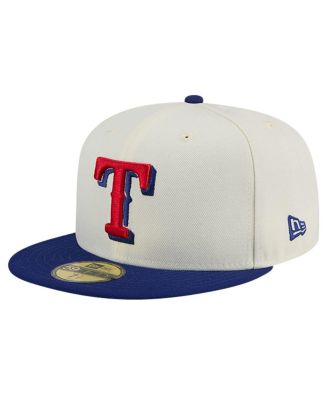New Era - Men's Cream Texas Rangers Chrome 59FIFTY Fitted Hat