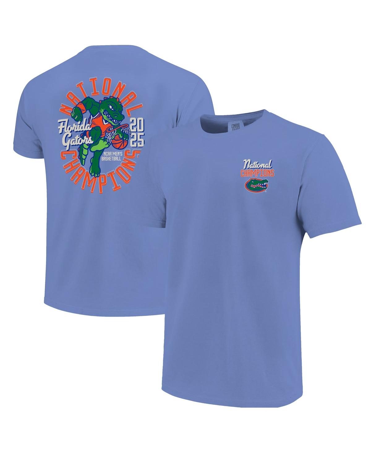 Image One Kids' Big Boys And Girls Blue Florida Gators 2025 Ncaa Men's Basketball National Champions Comfort Colors 