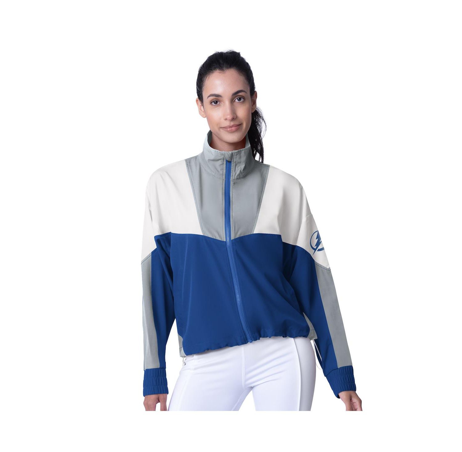 Women's Blue/Gray Tampa Bay Lightning Tessa Full-Zip Jacket