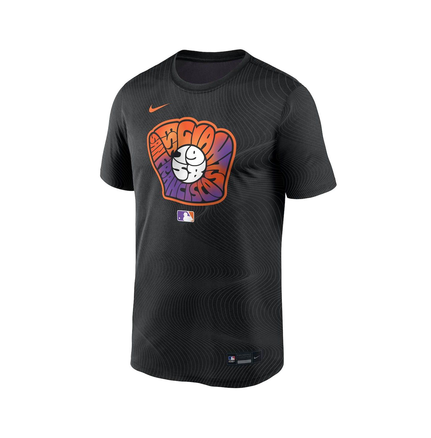 Мужская футболка Nike Black San Francisco Giants 2025 City Connect Authentic Collection Legend Performance — фото 2