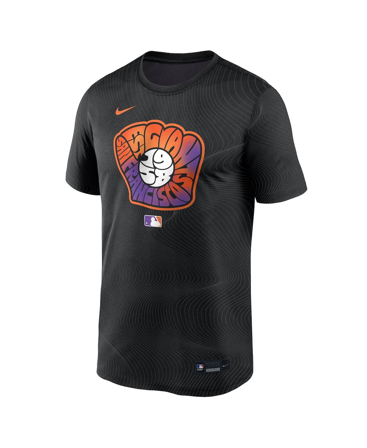 Nike Men's Black San Francisco Giants 2025 City Connect Authentic Collection Legend Performance T-shirt In Black