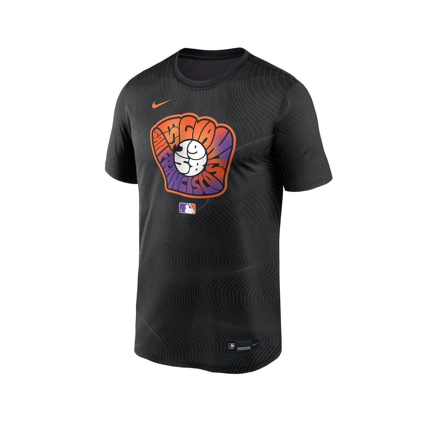 Men's Black San Francisco Giants 2025 City Connect Authentic Collection Legend Performance T-Shirt