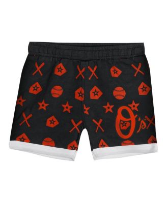 Infant 2-Piece Black Baltimore Orioles On Deck Diaper Cover Set