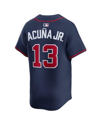 Men's Ronald Acuna Jr. Navy Atlanta Braves Alternate Limited Jersey