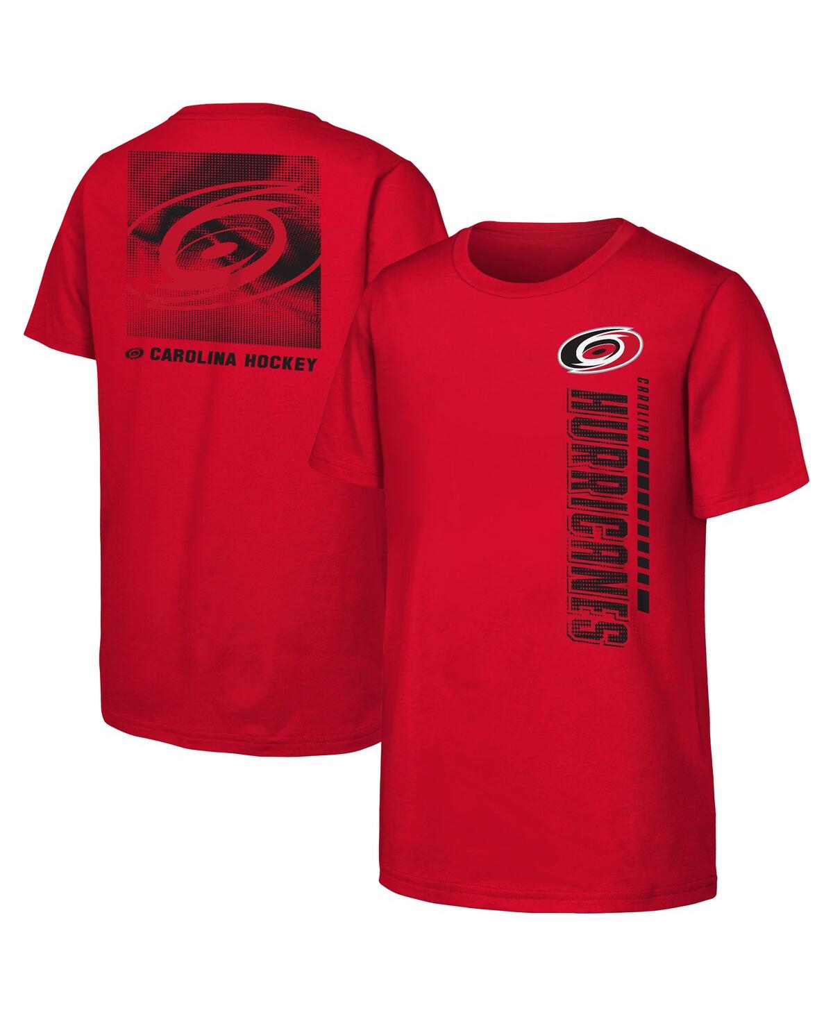 Outerstuff Big Boys And Girls Red Carolina Hurricanes Atmosphere T-shirt