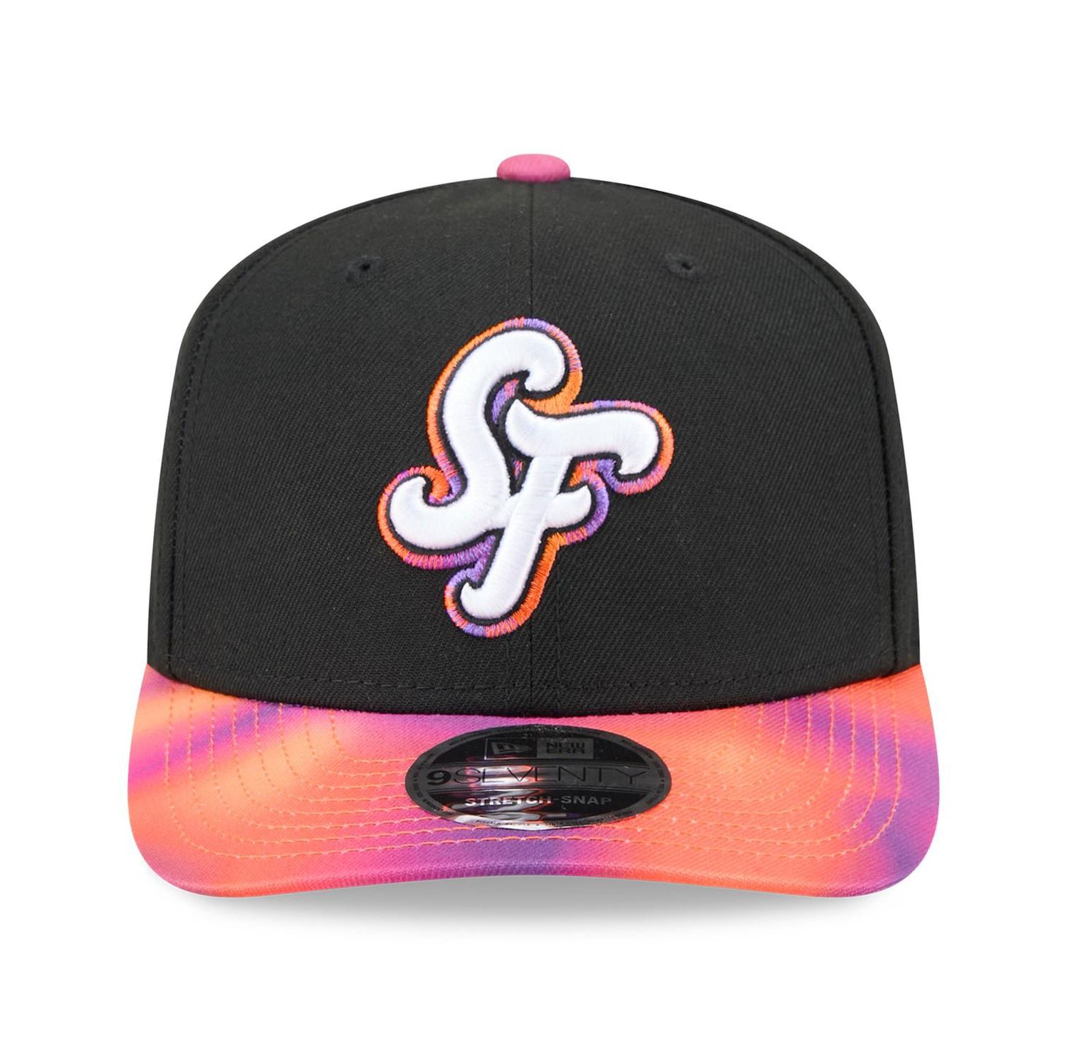 Men's Black/Orange San Francisco Giants 2025 City Connect 9SEVENTY Adjustable Hat