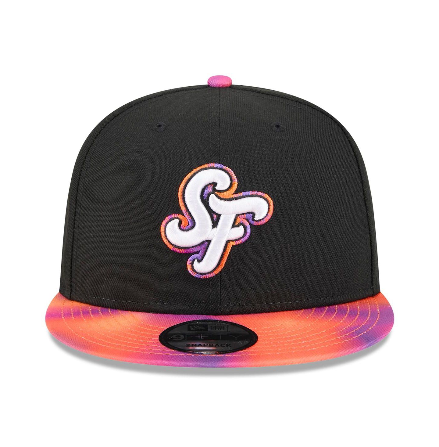 Мужская кепка New Era Black/Orange San Francisco Giants 2025 City Connect 9FIFTY Snapback Hat — фото 2