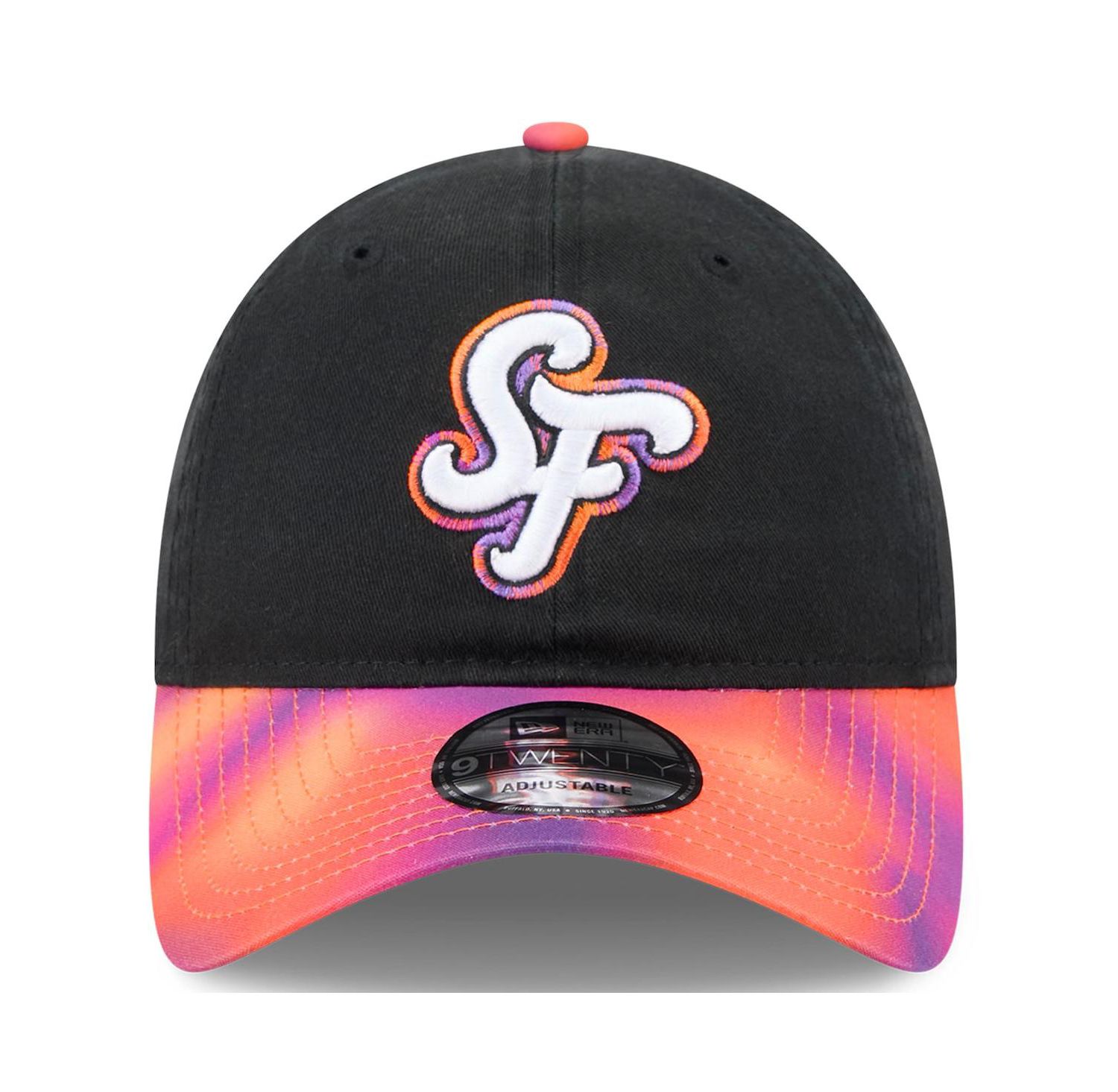 Men's Black/Orange San Francisco Giants 2025 City Connect 9TWENTY Adjustable Hat