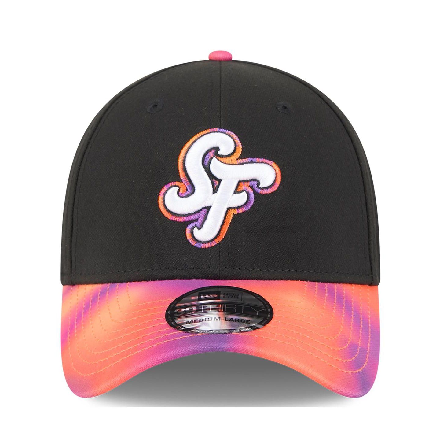 Мужская кепка New Era Black/Orange San Francisco Giants 2025 City Connect 39THIRTY Flex Hat — фото 4