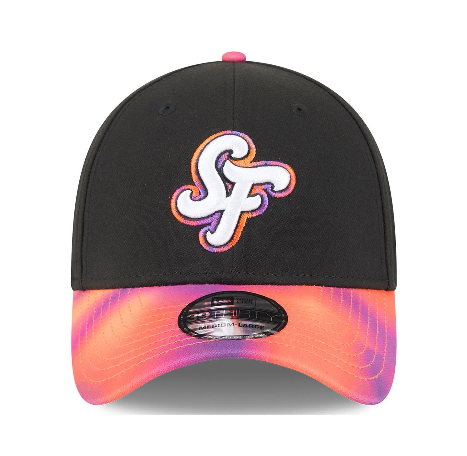 Men's Black/Orange San Francisco Giants 2025 City Connect 39THIRTY Flex Hat