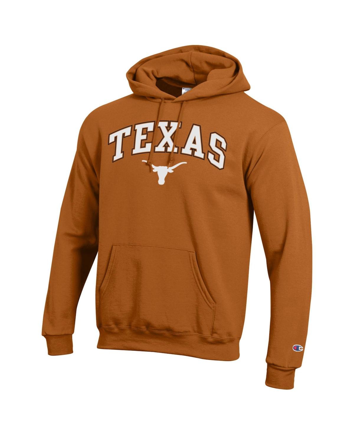 Champion Men's Texas Orange Texas Longhorns Arch Over Logo Pullover Hoodie