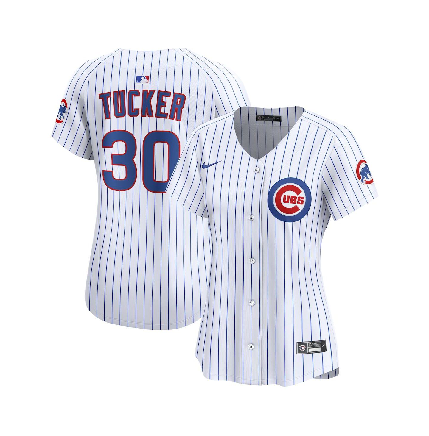 Женский топ Nike Kyle Tucker White Chicago Cubs Home Limited Player Jersey — фото 1