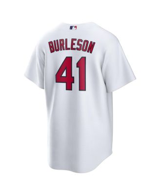 Men's Alec Burleson White St. Louis Cardinals Home Replica Jersey