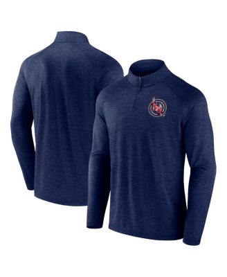 Fanatics - Men's Alexander Ovechkin Navy Washington Capitals NHL All-Time Leading Goal Scorer GR8 895 Quarter-Zip Top