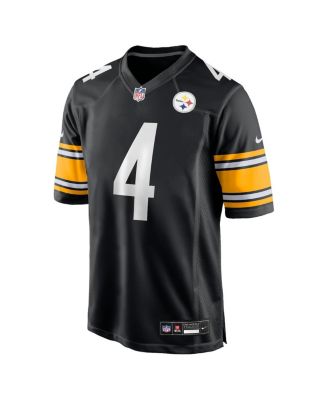 Men's DK Metcalf Black Pittsburgh Steelers Game Player Jersey