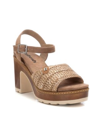 Women's Ankle Strap Heeled Sandals Refresh By Xti