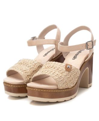 Women's Ankle Strap Heeled Sandals Refresh By Xti