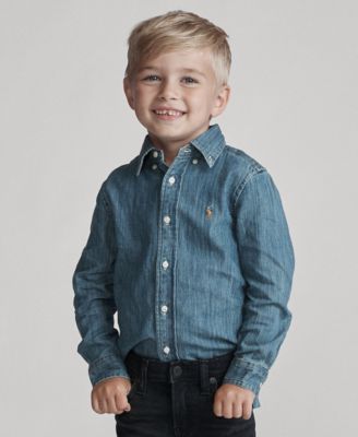 Polo Ralph Lauren - Little Boys Cotton Chambray Shirt