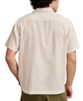 Men's Vice Short Sleeve Button-Front Graphic Camp Shirt