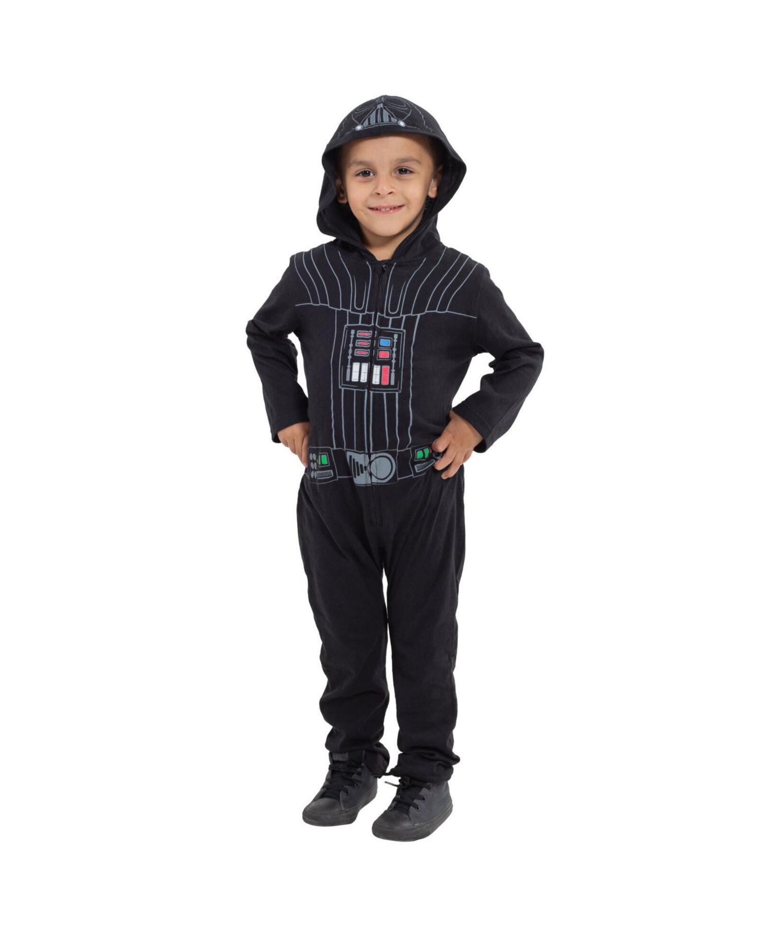 Darth Vader Zip Up Cosplay Coverall and Cape