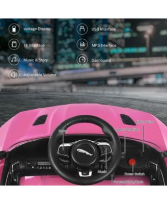 12V Jaguar F-Type SVR Licensed Kids Ride On Car